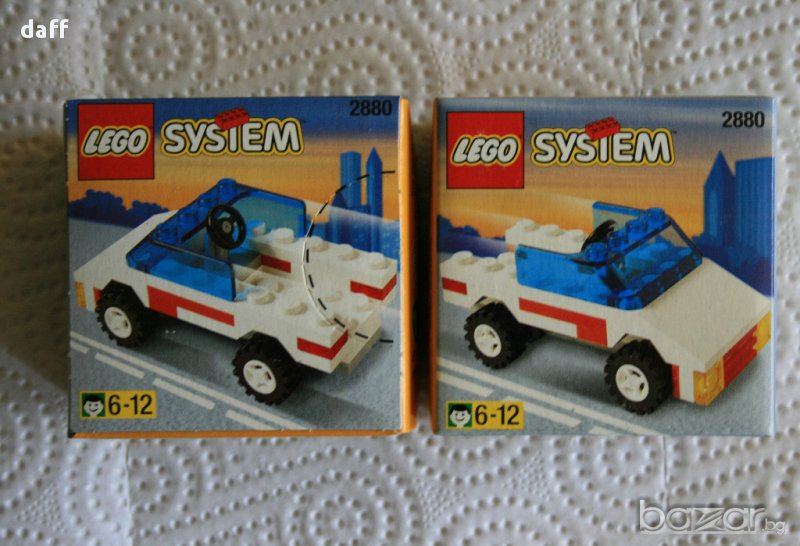Лего Lego open top jeep, снимка 1
