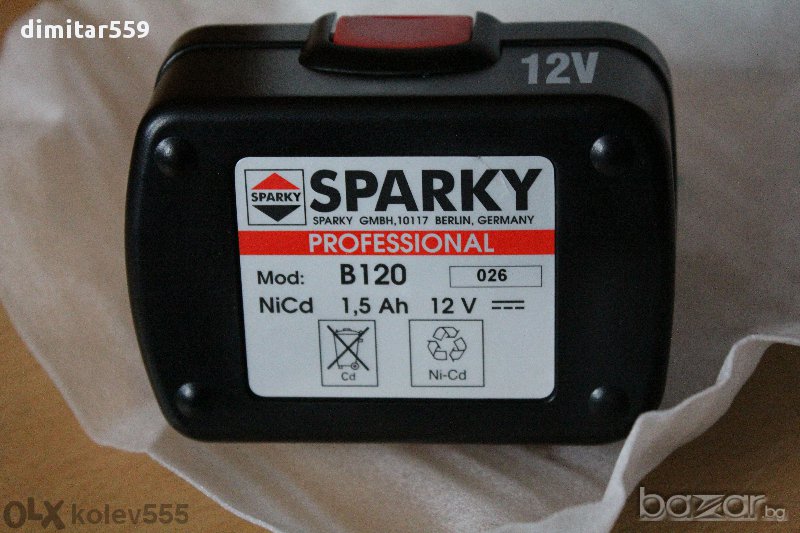 Батерия за Sparky Professional 12v нова, снимка 1