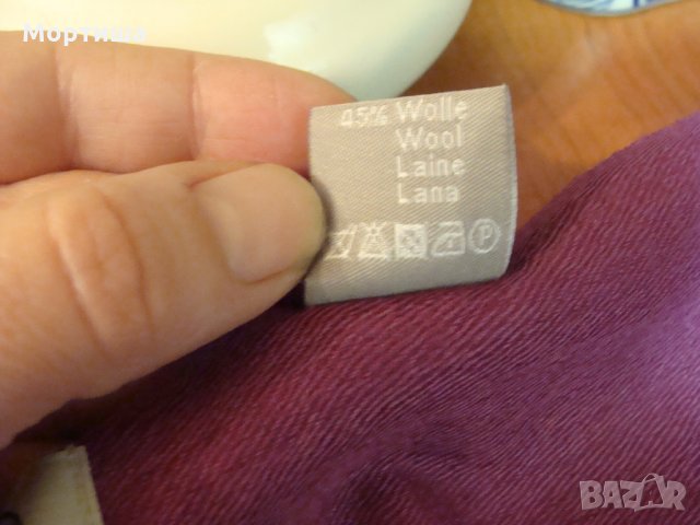   Нов шал CODELLO коприна и вълна, снимка 6 - Шалове - 23598812