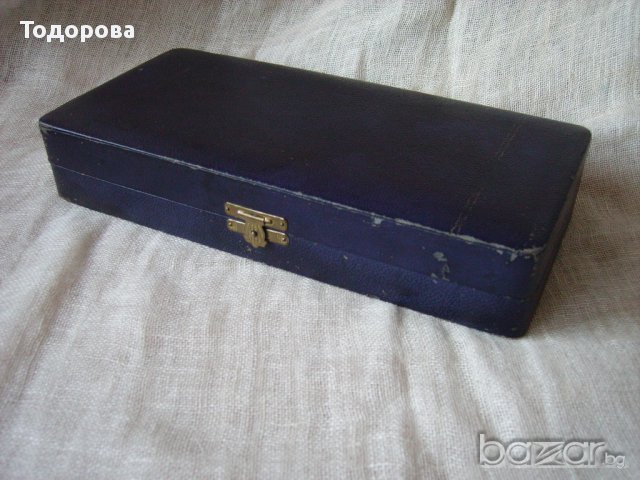 Старинен комплект райх прибори в кутия, снимка 3 - Антикварни и старинни предмети - 16632128