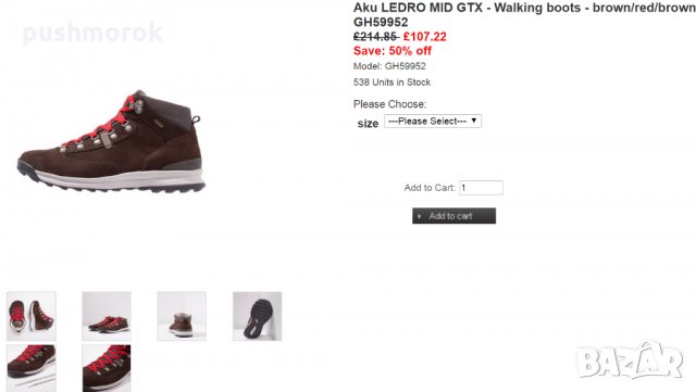 AKU Stiefel Ledro MID GTX / gore tex /, снимка 7 - Кецове - 24796090