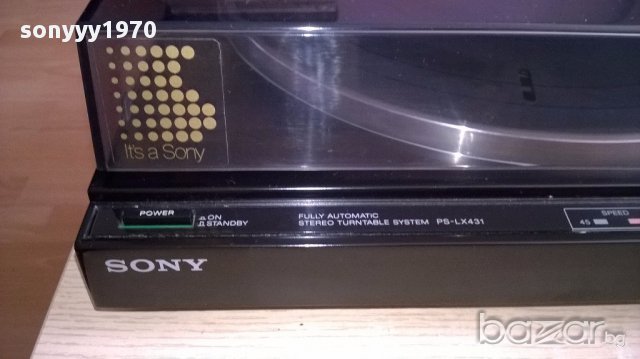 Sony ps-lx431 stereo turntable-made in japan-внос швеицария, снимка 5 - Ресийвъри, усилватели, смесителни пултове - 15858496