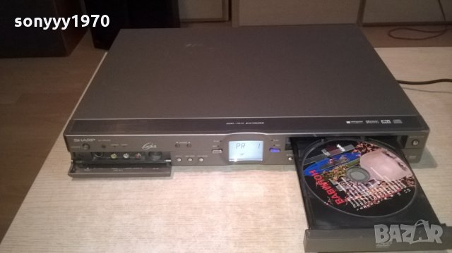 поръчано-sharp dv-hr350s hdd/dvd recorder-внос швеицария, снимка 4 - Плейъри, домашно кино, прожектори - 25039624