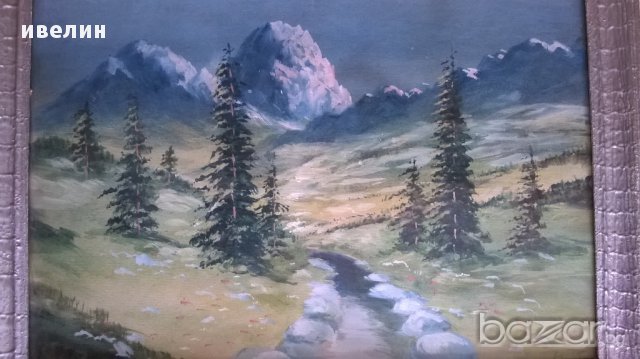 картина-горски пейзаж, снимка 6 - Картини - 14161941
