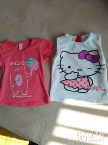 Бебешка блузка и потниче Hello Kitty