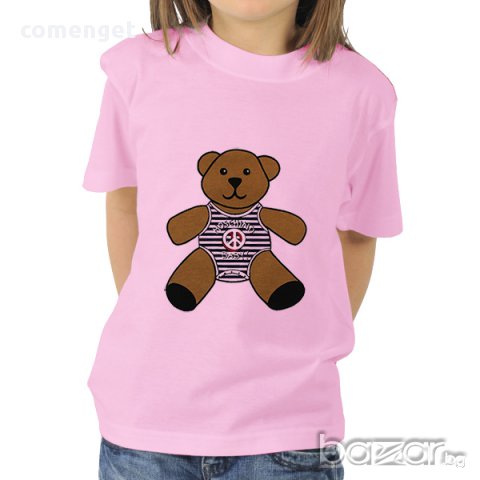 Уникална тениска с принт Teddie Bear! Създай модел по Твой дизайн, свържи се нас!, снимка 2 - Детски тениски и потници - 11851315