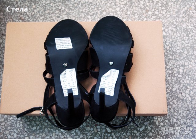 SIMPLY BE дамски елегантни обувки / сандали, черни, снимка 10 - Дамски елегантни обувки - 24838242