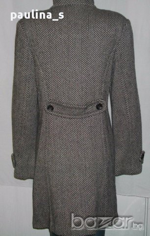 Топло вълнено палто тип лоден с висока яка "EDC" by Esprit®, снимка 5 - Палта, манта - 16802168