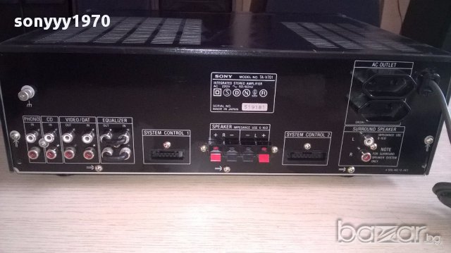 sony amplifier-japan-внос швеицария, снимка 6 - Ресийвъри, усилватели, смесителни пултове - 12764785