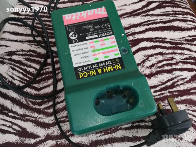 makita battery charger-до 18v-внос англия, снимка 3 - Винтоверти - 23628520