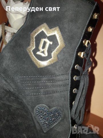 Дамски боти Galliano, снимка 4 - Дамски боти - 24058071