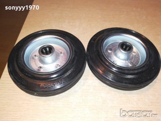 колела с метални джанти и плътни гуми-16х4см, снимка 3 - Други инструменти - 20806053