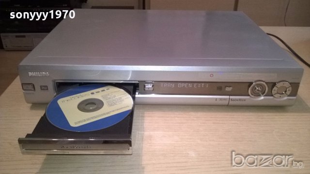 philips dvdr 75/021-dvd recorder-внос швеицария, снимка 2 - Ресийвъри, усилватели, смесителни пултове - 18424635