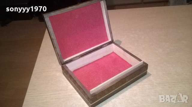 дървена кутия-внос швеицария-19х14х6см, снимка 12 - Колекции - 22057917