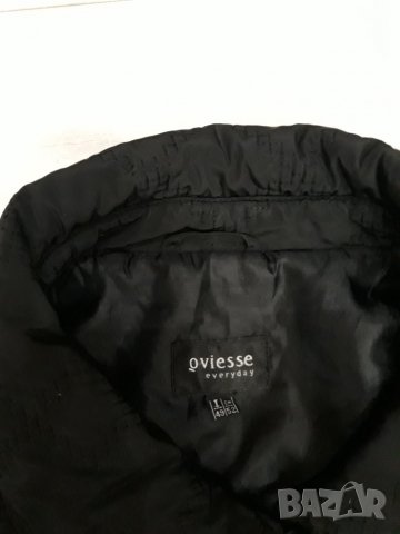 Черно дълго дамско яке марка Qviesse , снимка 3 - Якета - 23794013