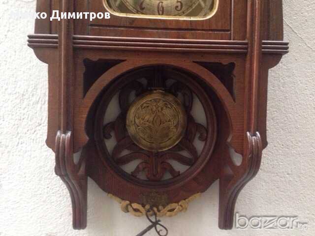 Стенен часовник Friedrich Mauthe в стил Сецесион-Германия от нач.ххв., снимка 7 - Други - 13459020