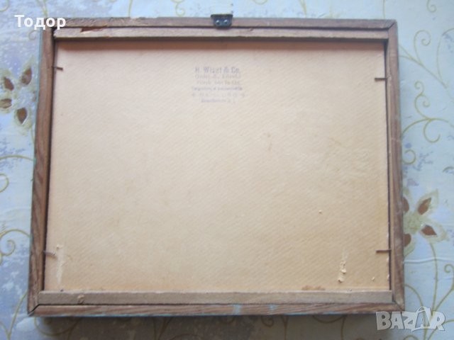 Стара рисувана  картина 19 век подписана , снимка 5 - Картини - 26009847