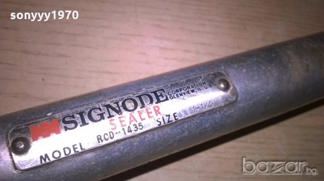 USA-signode-sealer-made in u.s.a. 73см-внос швеицария, снимка 8 - Други машини и части - 19077344