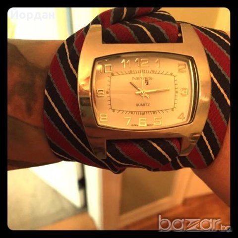 Стилен, изискан и модерен оригинален кварцов часовник NEVES Tie, снимка 6 - Мъжки - 18708110
