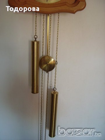 Стар механичен стенен часовник, снимка 5 - Антикварни и старинни предмети - 16638659