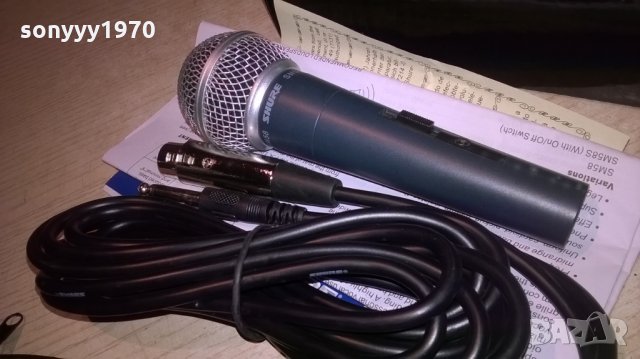 shure beta58s-microphone new, снимка 2 - Микрофони - 23364379