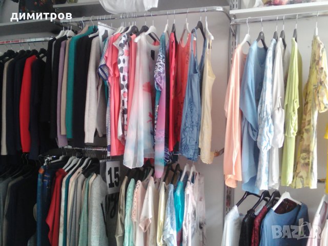 РАЗПРОДАЖБА на дамска конфекция и оборудване за магазин, снимка 1 - Блузи с дълъг ръкав и пуловери - 25568197