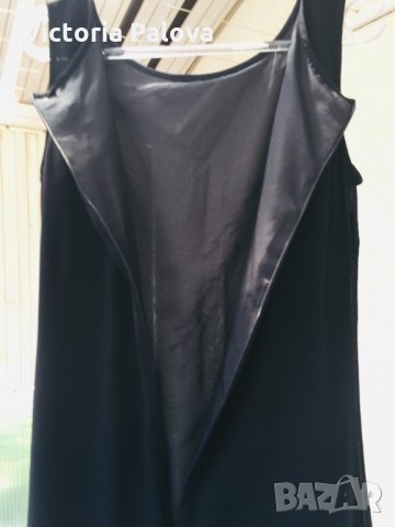 Красива удобна черна рокля, снимка 9 - Рокли - 25789076