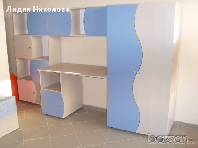 Мебели за детска стая секция и легло за детска стая