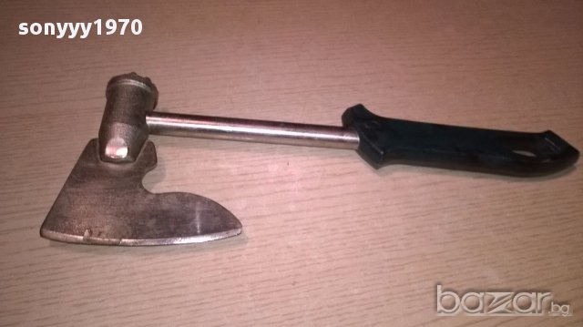 антика брадва/чук за месо или друго-33х12см, снимка 7 - Градински инструменти - 18052916