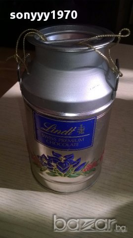 Lindt swiss made-17x10см-алуминиева кутия-внос швеицария, снимка 5 - Антикварни и старинни предмети - 16897705