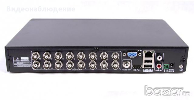 FULL HD 960H/AHDM/720P/1080P/1080N Хибридeн AHD 16 Канален NVR DVR 960H/AHD-М/720Р/1080Р и IP Камери, снимка 5 - Камери - 13285504