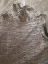 Нова официална дамска рокля тип поло без ръкави в сив, сребърен цвят - нова размер С/М, снимка 3