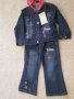 Детски дънков комплект дънково яке с панталон,размер 1,нов , снимка 1 - Детски комплекти - 13026156