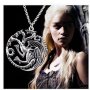 House of the Dragon 🏡🐲🐉 / Game of Thrones Триглав Дракон колие Таргериен герб, снимка 5
