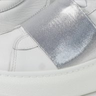 обувки маратонки бели Естествена кожа, снимка 2 - Маратонки - 17227448