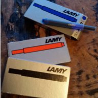мастило патрончета за писалка Лами LAMY Германия 5 бр, снимка 1 - Други - 18055861