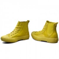 ПРОМО 🍊 CONVERSE 36 & 37 🍊 Дамски гумени кецове YELLOW RUBBER BOOTS нови с кутия, снимка 2 - Кецове - 17880827