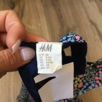 Оригинални нови цветни роклички H&M! 68р, снимка 4 - Бебешки рокли - 24741749