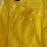 Дам.пола-"PROMISS"/ластична/-дънк.плат,цвят-жълт. Закупена от Италия., снимка 6 - Поли - 22992892