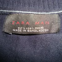 Тънък черен пуловер Zara M, снимка 3 - Блузи - 23892348