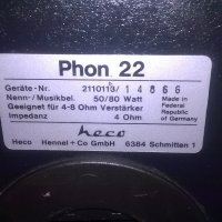 heco phon 22 made in f.r.germany-2x80w-внос швеицария, снимка 14 - Тонколони - 21939625