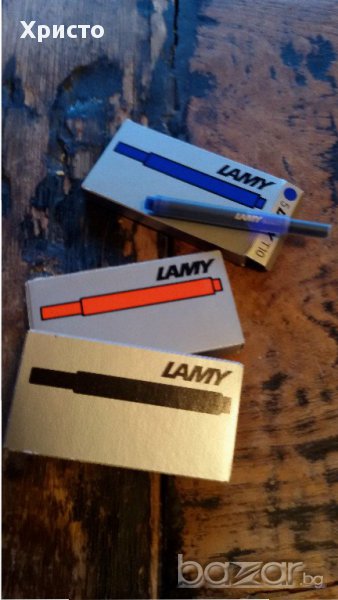 мастило патрончета за писалка Лами LAMY Германия 5 бр, снимка 1
