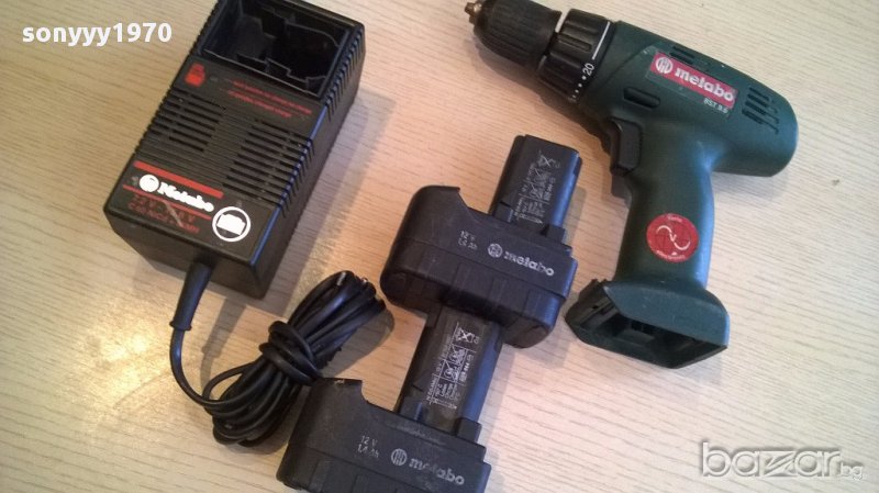 поръчан-Metabo original-винтоверт-комплект-внос швеицария, снимка 1