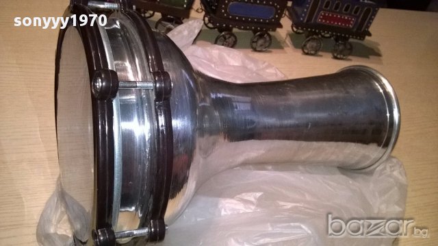 НОВА Тарамбука-алуминиева-инокс-31/21см-внос сирия, снимка 4 - Ударни инструменти - 15004159