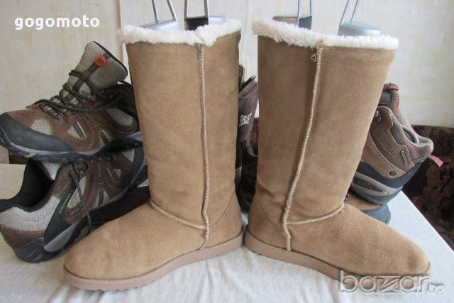 UGG аналог, топли, зимни ботуши, N- 42, 100% естественa кожа,GOGOMOTO.BAZAR.BG®, снимка 6 - Дамски ботуши - 17430414
