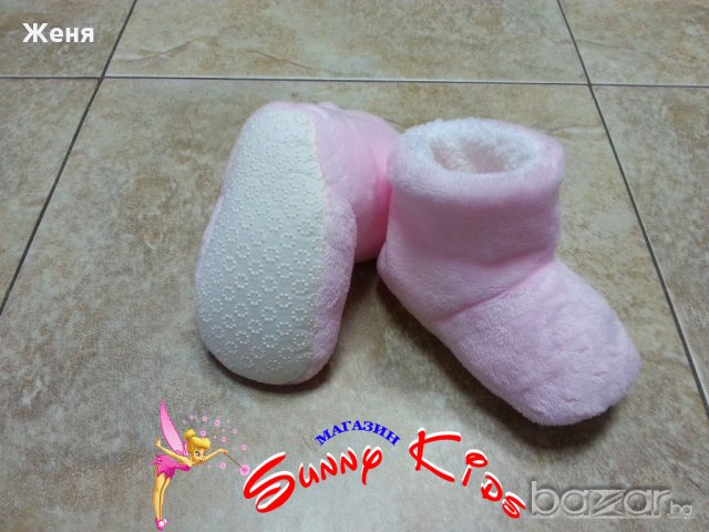 Плюшени бебешки декоративни ботушки, снимка 2 - Бебешки боти и ботуши - 20103308