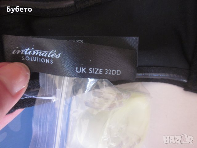 Черен сутиен със силикон, снимка 4 - Бельо - 25844153