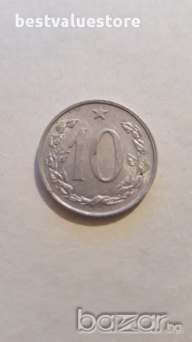 Монета От 10 Чехословашки Хелера От 1969г. / 1969 10 Czechoslovakia Hellers Coin KM# 49.1, снимка 1 - Нумизматика и бонистика - 15594503