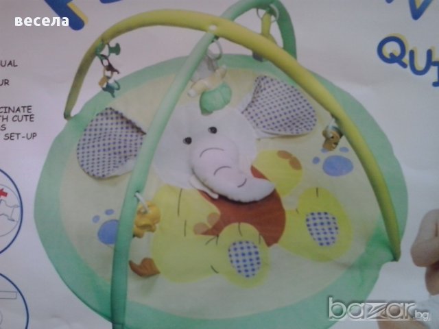 Активна гимнастика за бебета  -  меко килмче с дрънкалки, снимка 1 - Други - 11548975