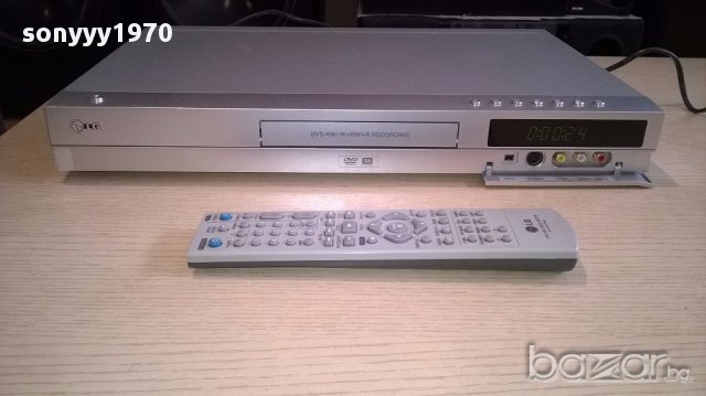 Lg dr175 dvd recorder+remote-внос швеицария, снимка 7 - Ресийвъри, усилватели, смесителни пултове - 13568280